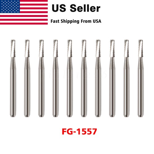 Dental Carbide Burs Tungsten Steel Bur FG 1557 Pear for High Speed Handpiece - Picture 18 of 25