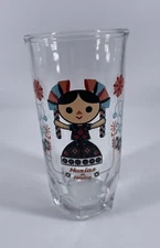 VTG Crisa “Oaxaca” Maria De Mexico Paulo Villagran Dona Water Juice Glass