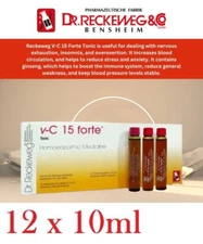 Dr. Reckeweg V-C 15 Forte (1 Box of 12 Tonic) Nervous headache Exhaustion 2027Ex