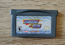 Mega Man and Bass GBA Cartridge (Game Boy Advance, 2003) Authentic tested