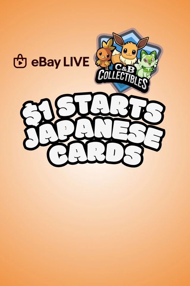 $1 STARTS | JAPANESE POKEMON CARDS