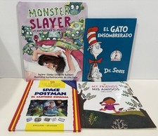 Lot of 4 Spanish  Bilingual Children's Books