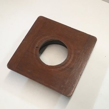 Deardorff lens board , 6" X6" factory original with  "3" hole, filter holder