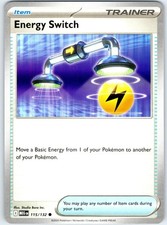 Energy Switch 115/132 Common Mega Evolution Pokemon Near Mint