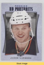 2016-17 Upper Deck UD Portraits Rookie Jacob Larsson #P-82 READ 0tf