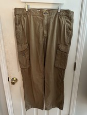 Carhartt 40x30 Relaxed Fit Force Men  s Pants EUC Tan