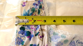 Vtg Carole Sleeveless Floral Purple Lace Sleep Dress Lingerie Gown NWOT-Small