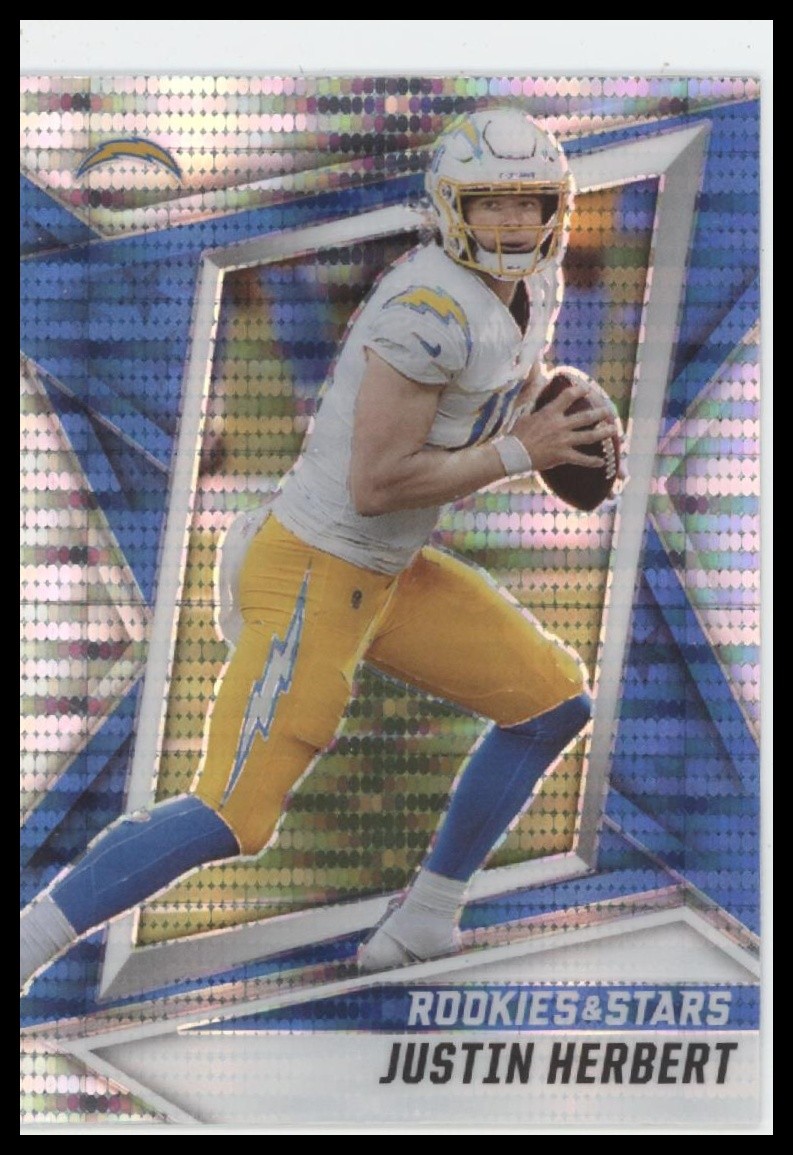 2021 Panini Rookies & Stars #75 Justin Herbert Pulsar Prizm