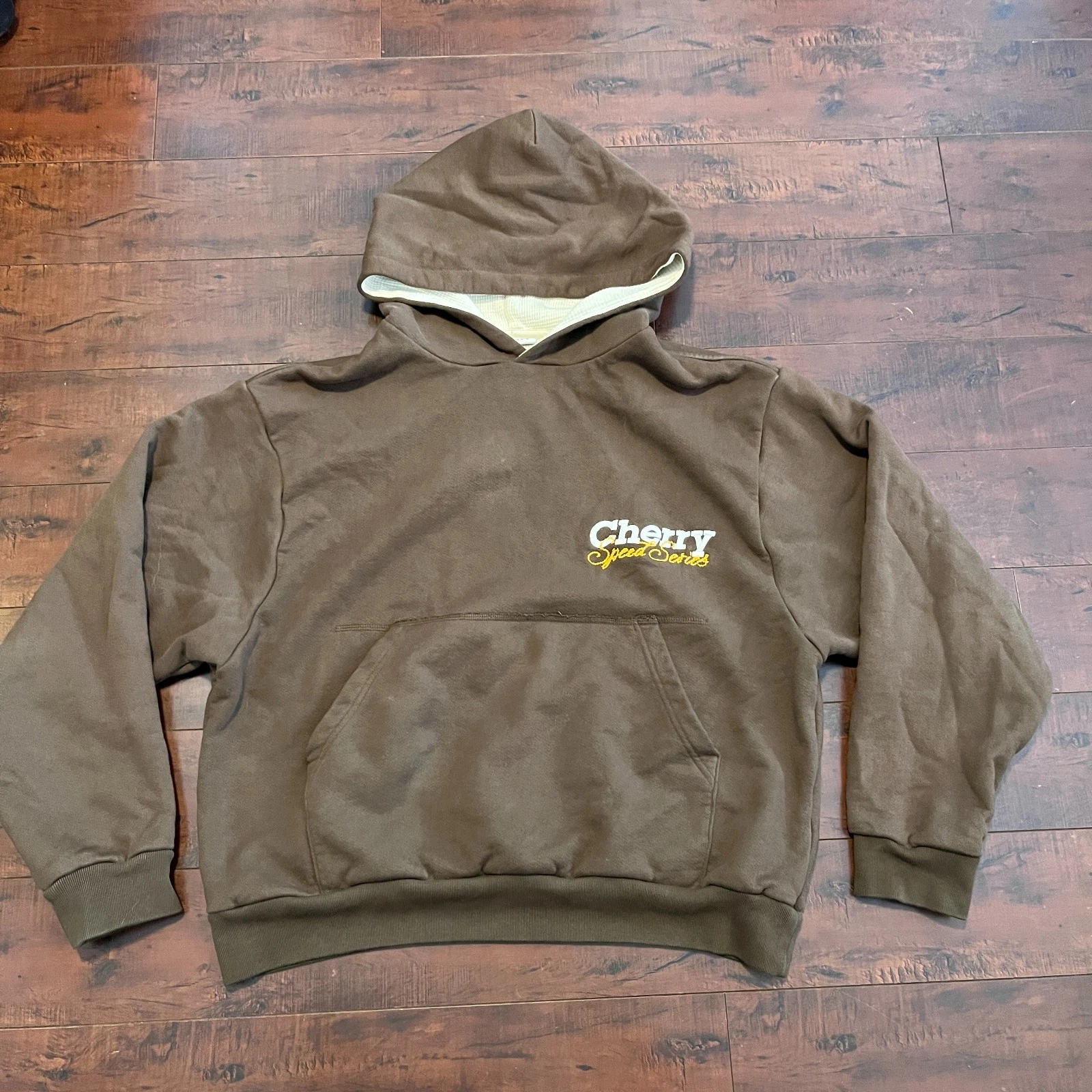 Cherry Los Angeles Speed Series Brown Hoodie Thermal Lined Mens Medium
Opens in a new window or tab