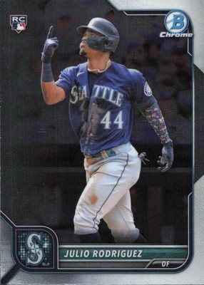 2022 Bowman Chrome Julio Rodriguez #48 - NM Card Seattle Mariners