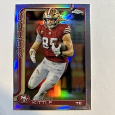 Topps Chrome 2025 George Kittle San Francisco 49ers Base Set Card #267