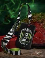 Beetlejuice ID Holder Lanyard Keychain Key Holder Lanyard Card Holder
