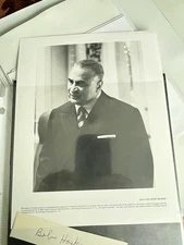 Bob Hoskins Black & White Photo