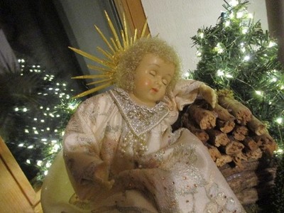Krippenfigur Felicitas Kreutzer Christkind im Wald ''Bummerl''