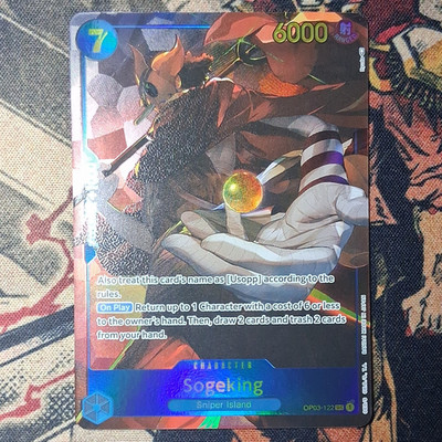 Bandai Sogeking OP03-122 SEC Foil Character Card Alternate Art