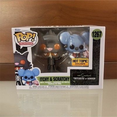 Funko Pop! TV: The Simpsons - Itchy & Scratchy 1267 Exclusive Hot Topic