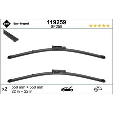 SWF 119259 Scheibenwischer für AUDI A6 C6 4F2 4F5 4FH