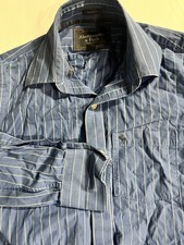 Abercrombie  Fitch Men's Long Sleeve Blue Muscle Button Down Size Small