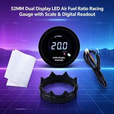 Vehicle Modification Afr Gauge 2-in-1 Led Digital Display 52mm Car Meter Cnspeed