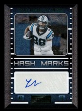 2022 Panini Playbook Terrace Marshall Jr. -TM Hash Marks Green Auto /25 TV2285