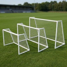 Soccer Goal Backyard Training UPVC Frame Football Goal 6x4ft / 8x5ft / 10x6.5ft
