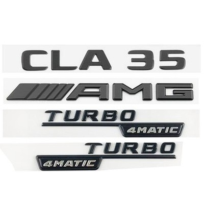 Für Mercedes Benz CLA35 AMG Turbo 4Matic Embleme Aufkleber Logo Badge Auto NEW