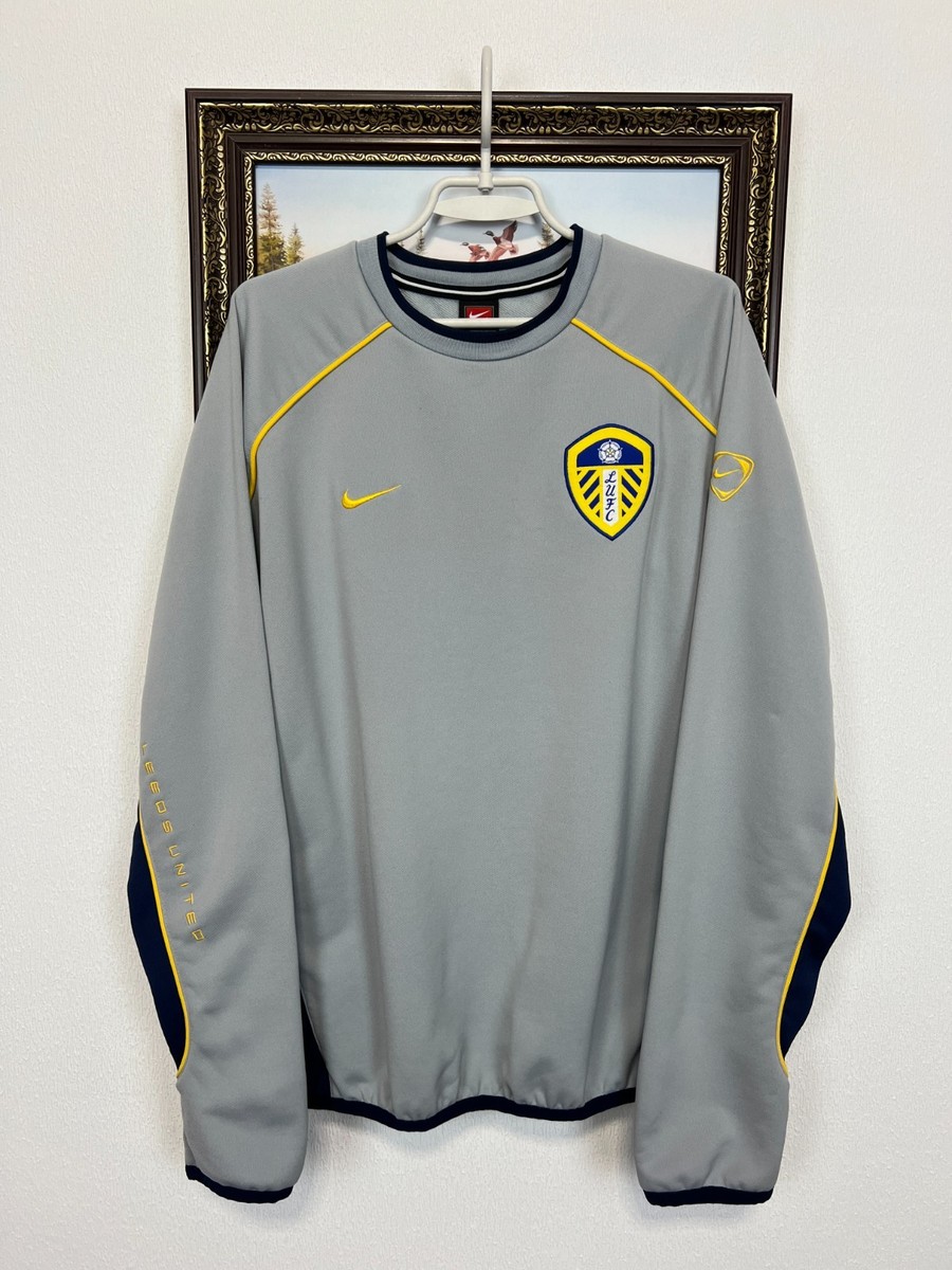 Vintage 2000's Nike Leeds United Football Train Sweatshirt Soccer