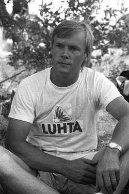 Old Large Photo Motor Racing Finland Rally Car Champion Ari Vatanen 8