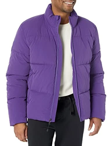 AMAZON ESSENTIALS MENS MOCK NECK HEAVYWEIGHT PUFFER COAT - SIZE: MEN M - PURPLE
Opens in a new windo