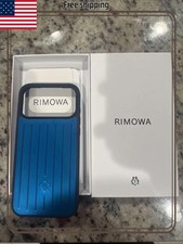 GENUINE Rimowa Iphone 17 Pro Phone Case In Blue Color Hard Case