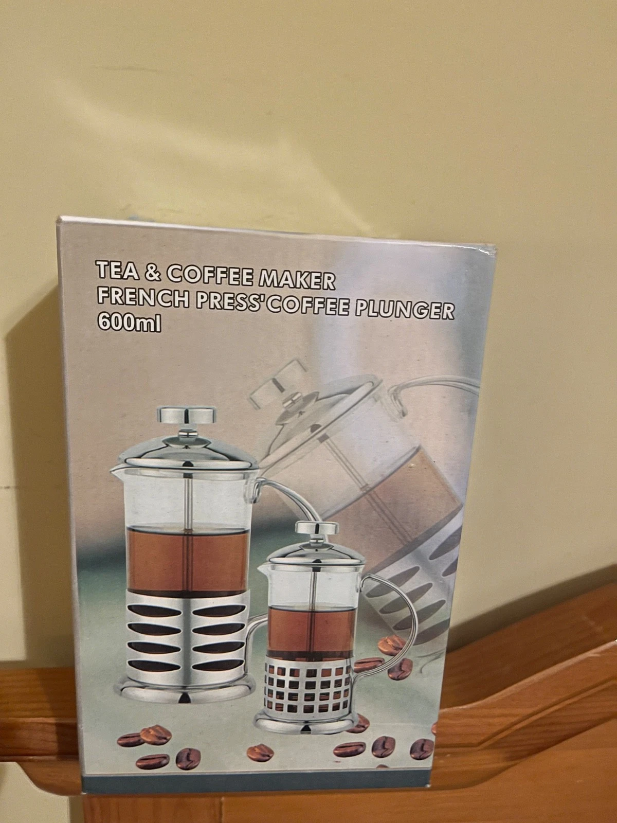 TEA & COFFEE MAKER FRENH PRESS COFFEE PLUNGER 600ML