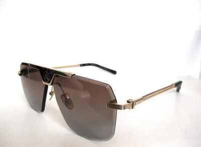 ZILLI FRANCE ZI65095 C02 GOLD & BROWN MEN'S TITANIUM SUNGLASSES 63-10-145 mm NEW