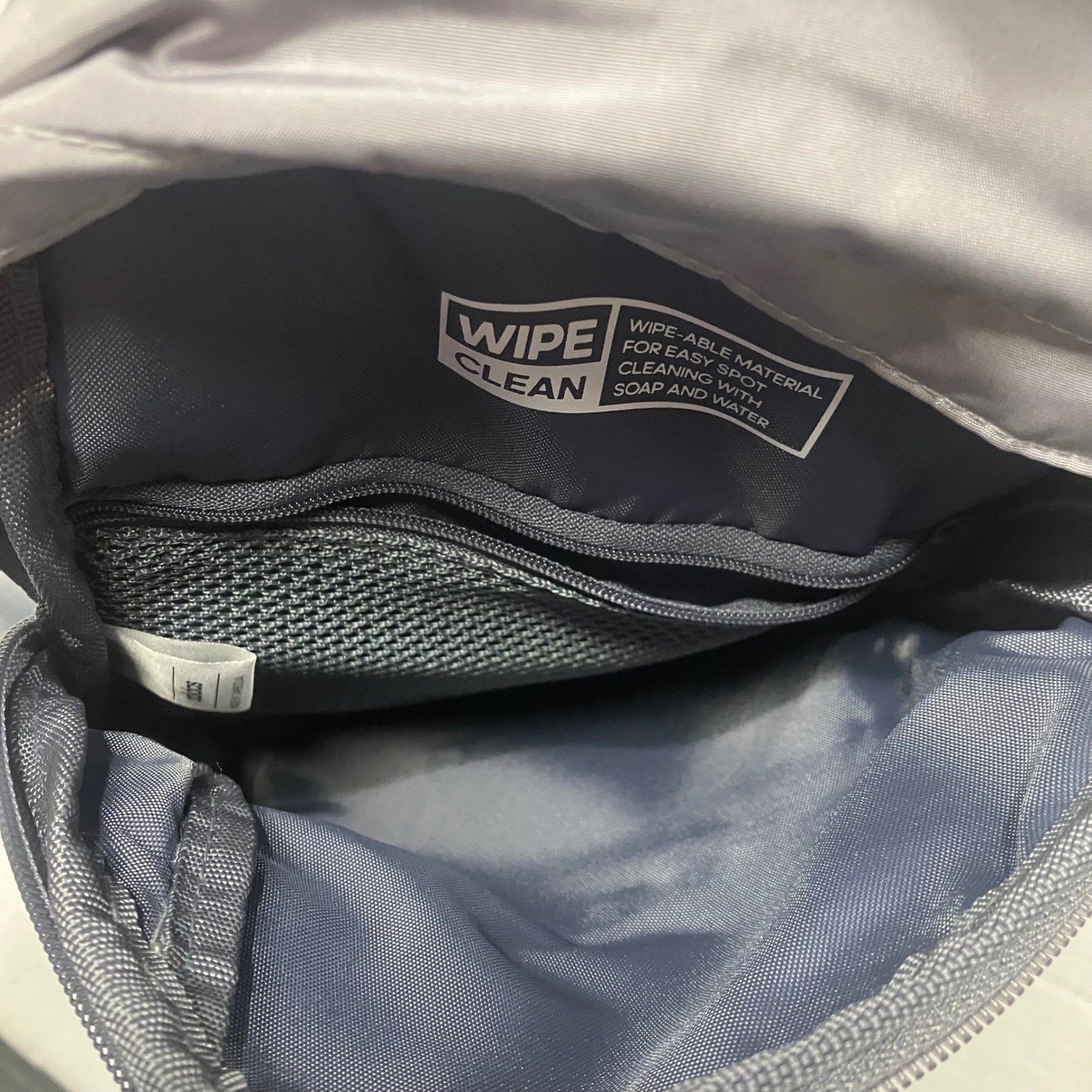 Adidas Essentials 2 Sling Crossbody Bag Stone Wash Grey Blue NEW NWT Compact thumbnail 7