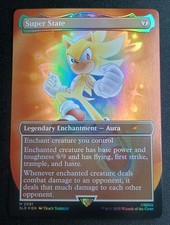 MTG Secret Lair Sonic the Hedgehog - Super State - Foil