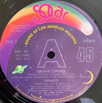 Dynasty - Groove Control (12'') (Very Good Plus (VG+)) - 3799451252