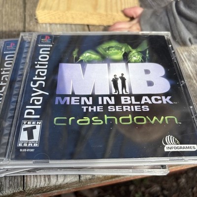 Men In Black: The Series Crashdown PS1 CIB Black Label PlayStation 