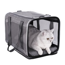 Soft Pet Carrier Bag for Cats and Puppy Under 20 lbs. Sturdy, Safe, Comfortab...