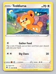 Teddiursa 122/189 Astral Radiance Common
