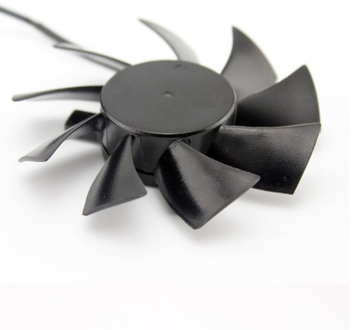 Cooling Fan For EVGA GTX 650 650Ti 650 Ti GTS 450 Graphics Card 75mm 2pin - Afbeelding 5 van 12