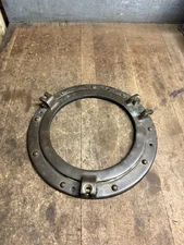 Vintage Marine Nautical Ship Boat Port Hole Window 11” Hardware Brass Parts USA