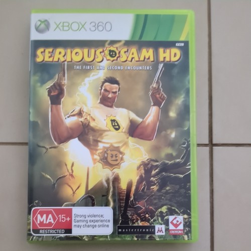 Serious Sam HD First and Second Encounters Xbox 360. Very Good With Manual PAL