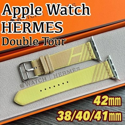Apple Watch Hermes Yellow Jumping Band 42mm/40mm Neu aus Japan