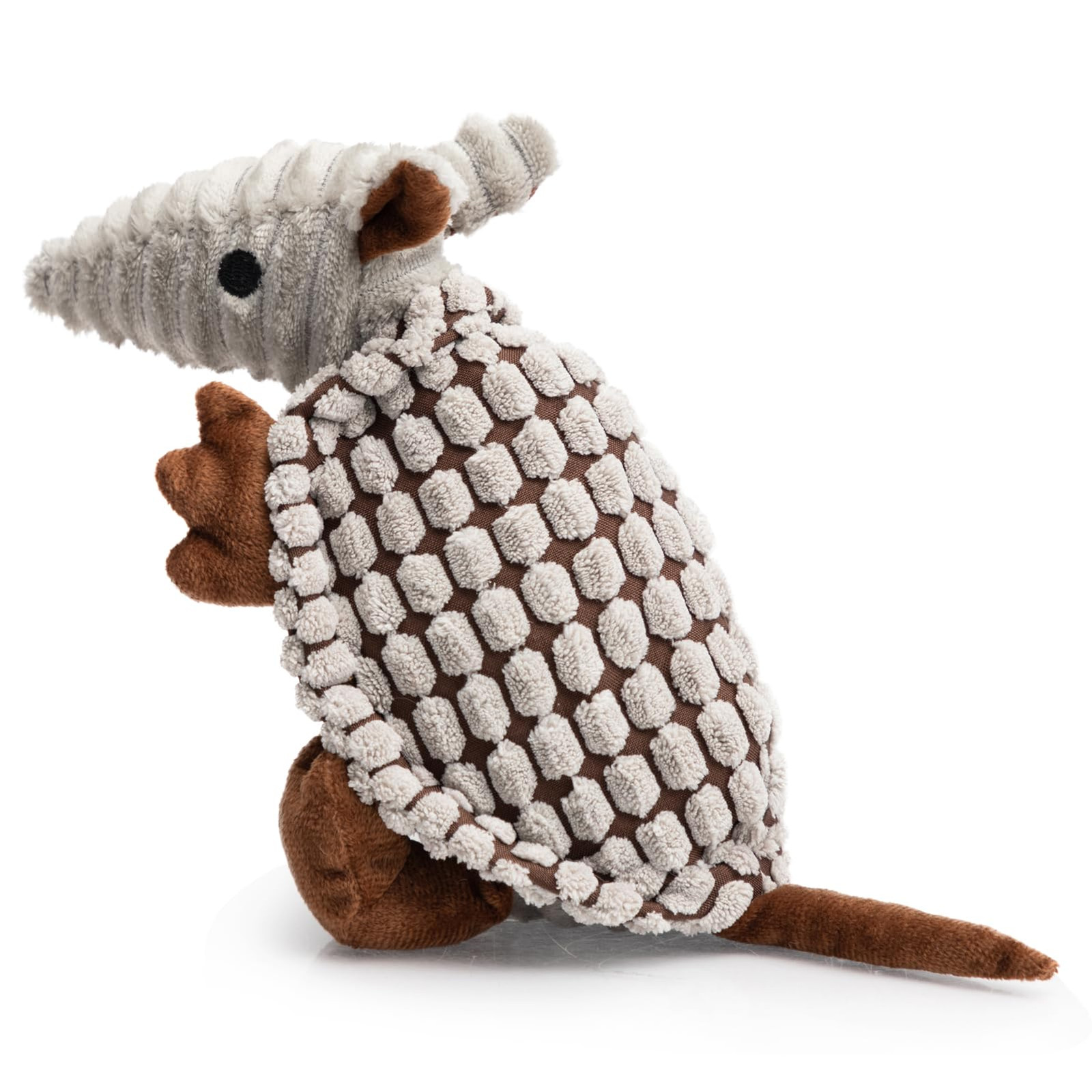 Plush Dog Squeaky Toy Stuffed Armadillo Animal Pet Puppy Chew Toys with Clean...