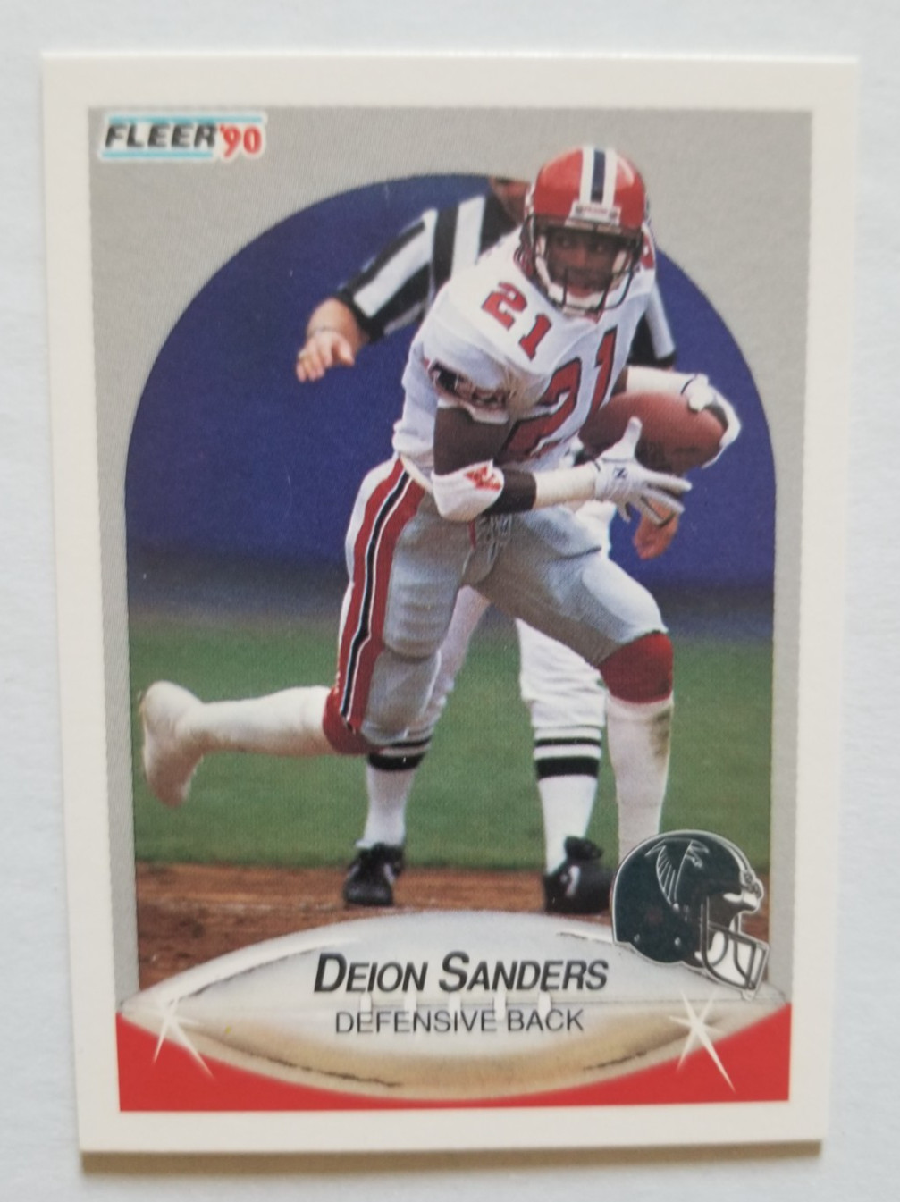 Deion Sanders 1990 Fleer #382