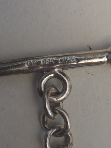 WK Whitney Kelly 925  Sterling Silver Jasper  Tiger Eye Stones 7.5 Inch Bracelet - Picture 5 of 6