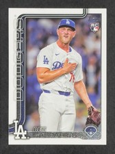 2025 Topps Rookie #384 - Ben Casparius RC - Los Angeles Dodgers