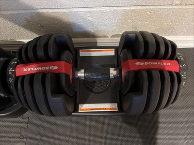 Bowflex SelectTech 552 Adjustable Dumbbells Black, Set of 2 with 2 Bases