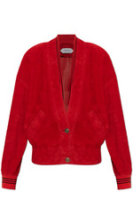 VERSACE Red Suede Jacket New & Authentic