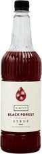 Simply Black Forest Syrup, Vegan & Nut Free Flavoured Syrup for Coffee, Cocktai