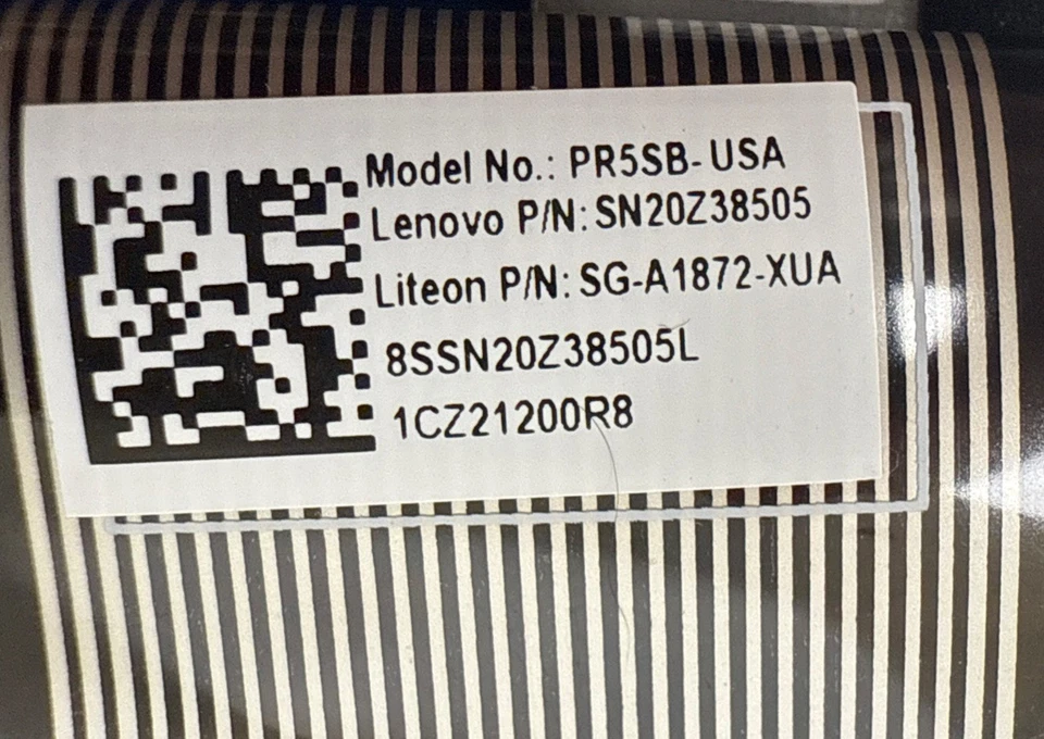 5CB0X57656 NUEVO LENOVO IDEAPAD 3 15IIL05 TECLADO REPOSAMANOS TOUCHPAD MONTAJE Foto 4 de 4